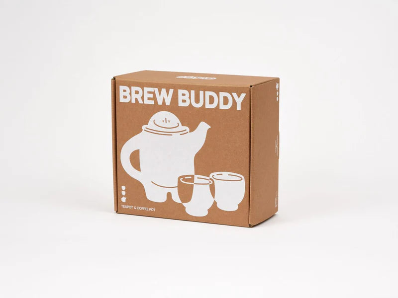 Brew Buddy Teapot & Coffee Pot Set (600ml) + 2 Cups
