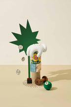 RICH IN Woody Scented Candle Set (Candle+Palm)