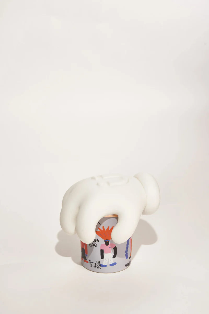 REGAL HAIR Cassis & Rose Scented Candle Set (Candle+Palm)