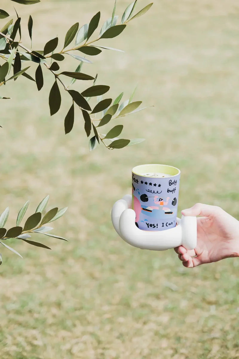 GOOD FAT Earl Grey Scented Candle Set (Candle+Palm)