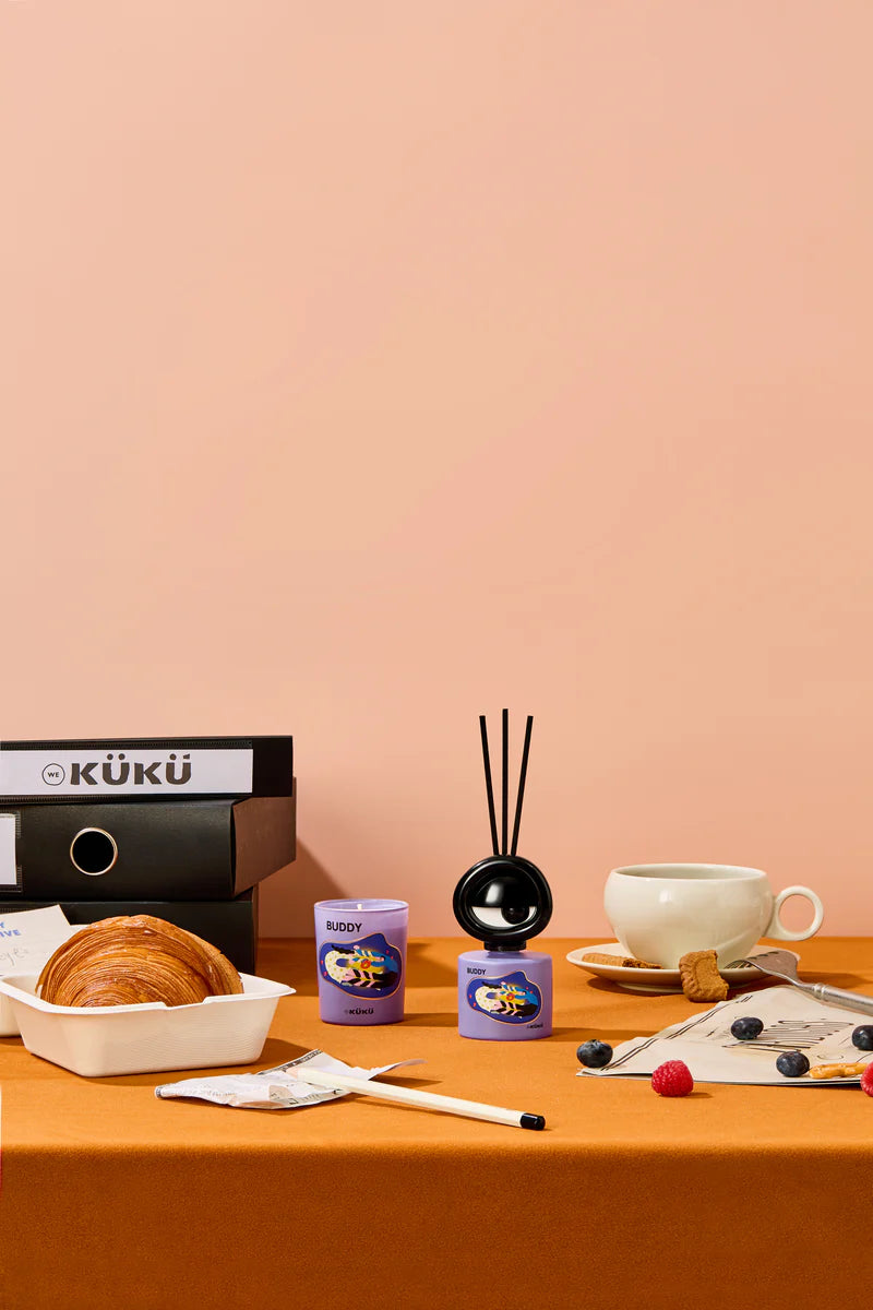 BIG EYE Buddy (Cassis) Candle & Reed Diffuser Set