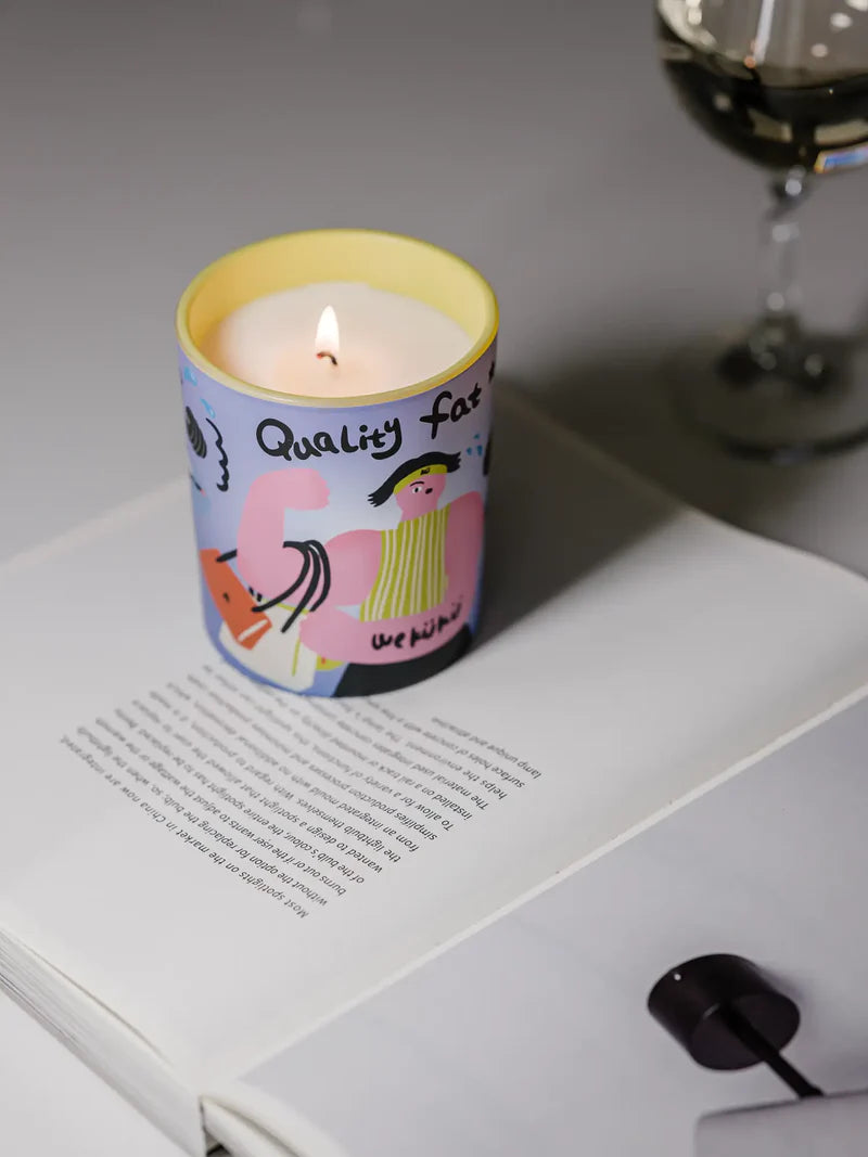 GOOD FAT Earl Grey Scented Candle Set (Candle+Palm)
