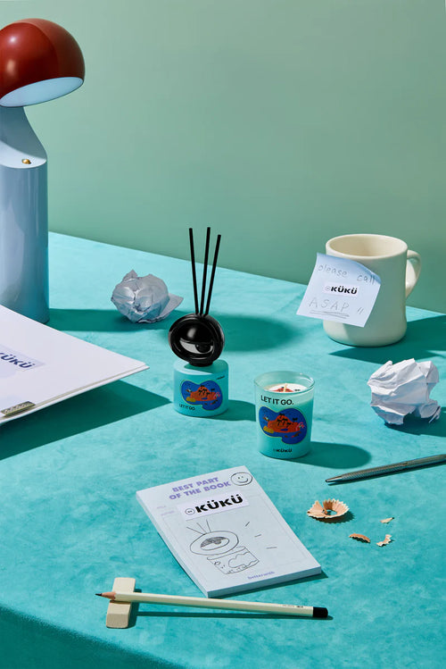 BIG EYE “Let It Go (Sea)” Candle & Reed Diffuser Set