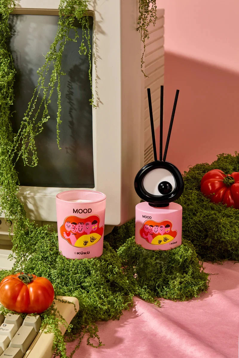 BIG EYE Mood Freedom “Tomato Leaf” Candle + Reed Diffuser Set