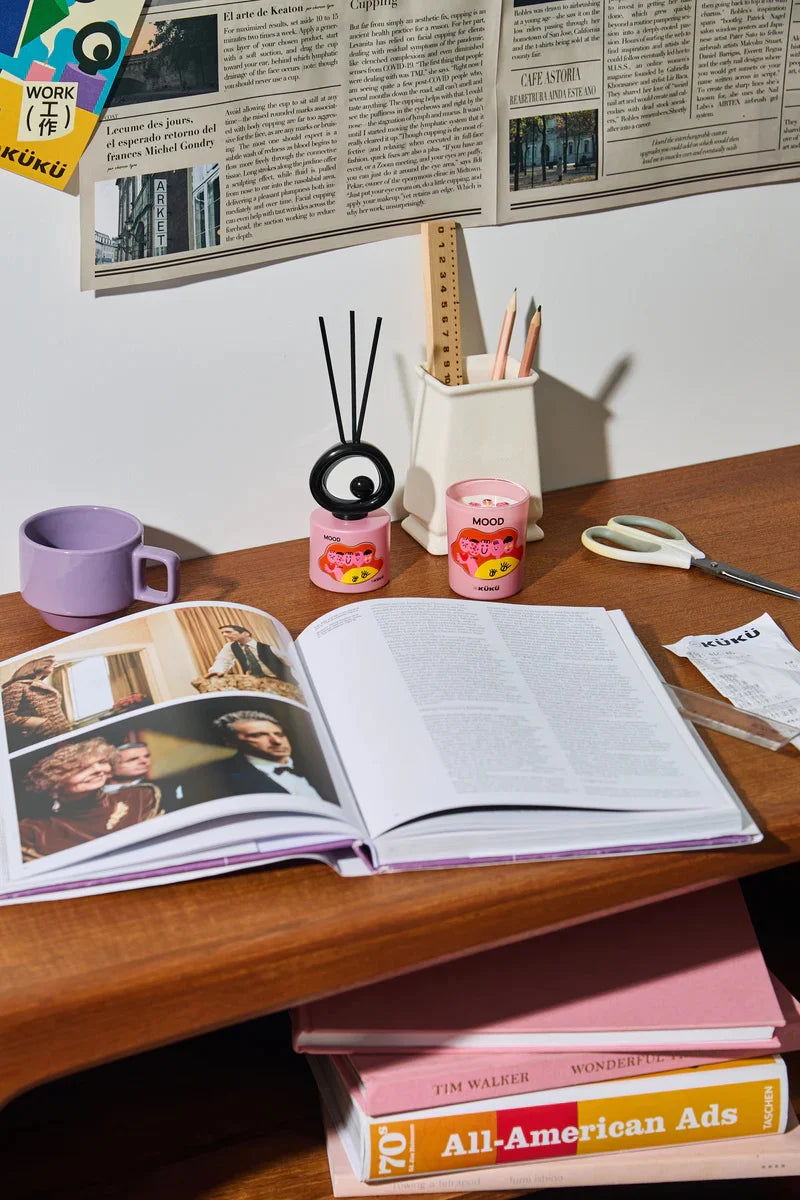 BIG EYE Mood Freedom “Tomato Leaf” Candle + Reed Diffuser Set