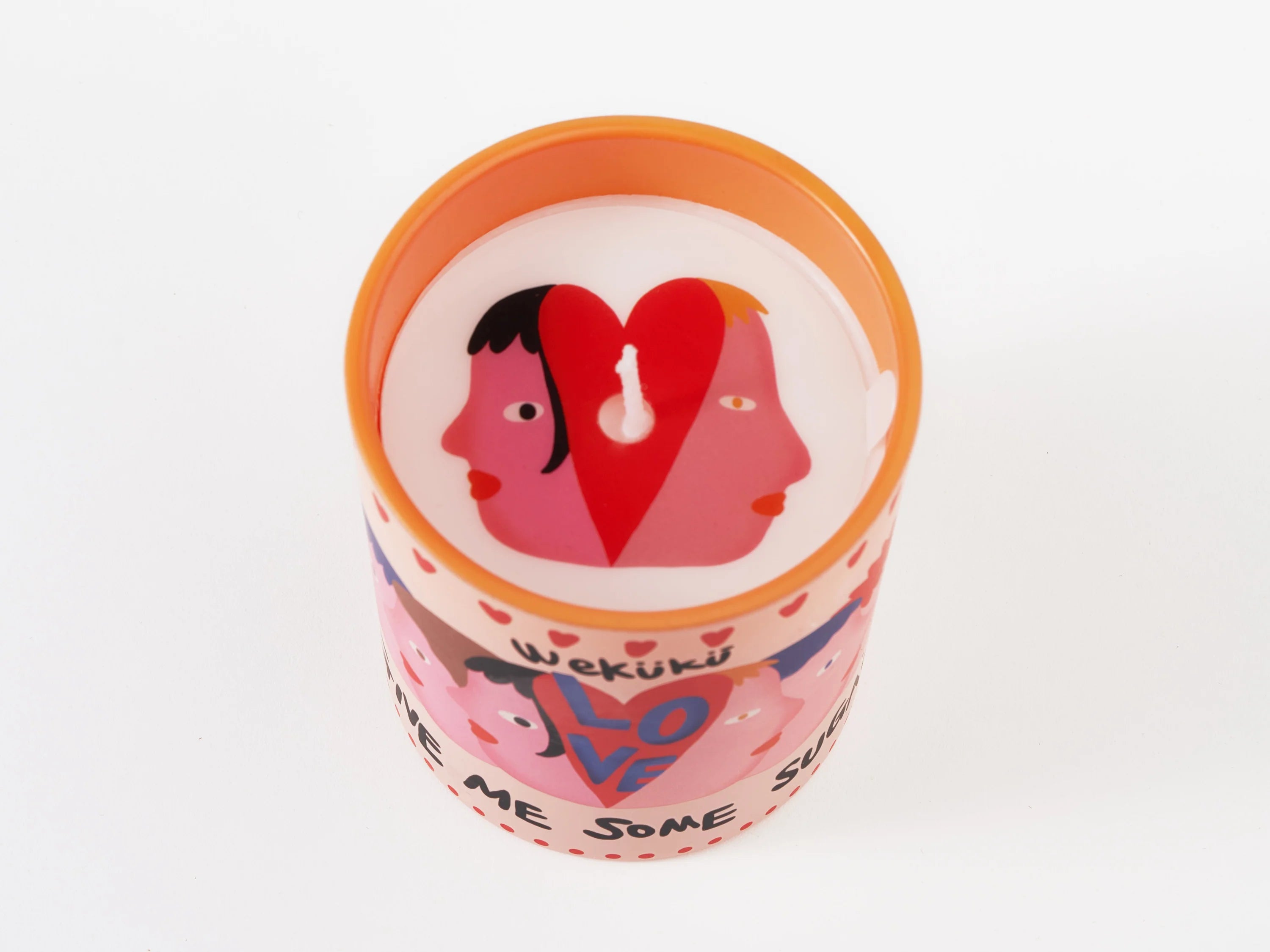 GIVE ME SOME SUGAR Scented Candle Set (Candle+Palm)